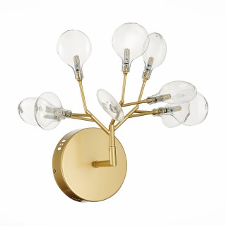 SL411.201.09 Бра ST-Luce Золотистый/Прозрачный G4 9*1,5W RICCARDO-foto2