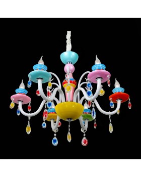 SL673.783.06 Люстра подвесная ST-Luce Разноцветный/Разноцветный E14 6*40W ORNATO-foto6