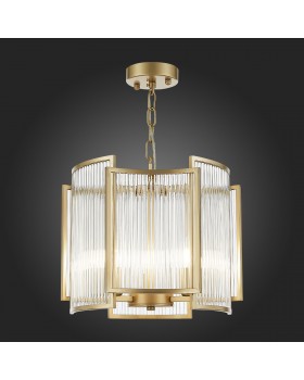 SL1234.203.03 Люстра подвесная ST-Luce Шампань/Прозрачный, Шампань E14 3*60W Cosenza-foto6