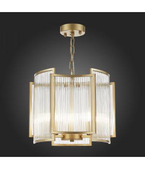 SL1234.203.03 Люстра подвесная ST-Luce Шампань/Прозрачный, Шампань E14 3*60W Cosenza-foto6