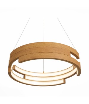 SL963.703.01 Люстра подвесная ST-Luce Светлое дерево/Светлое дерево, Белый LED 1*45W 4000K GENUINE-foto2