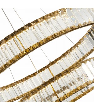 SL1622.303.02 Люстра подвесная ST-Luce Латунь/Прозрачный LED 1*70W 4000K TIVOLI-foto3