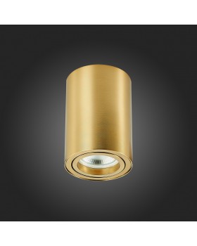 ST108.207.01 Светильник потолочный Золотистый GU10 1*50W IP20 D70xH100 220V Без ламп TORUS-foto6