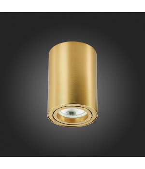ST108.207.01 Светильник потолочный Золотистый GU10 1*50W IP20 D70xH100 220V Без ламп TORUS-foto6