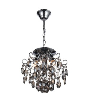 SL846.102.03 Люстра подвесная ST-Luce Темный хром/Тонированный черный E14 3*40W ORECCHINI-foto15