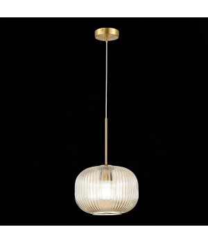 SL1154.313.01 Подвес ST-Luce Латунь/Коньячный E27 1*60W GRAN-foto4