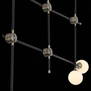 SL429.403.06 Светильник подвесной ST-Luce Черный, Золото/Белый G9 6*5W BASTONCINO-foto6