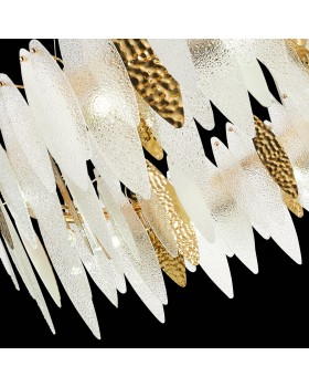 SL1224.203.10 Люстра подвесная ST-Luce Золотистый/Прозрачный, Белый E14 10*60W LASTRA-foto6