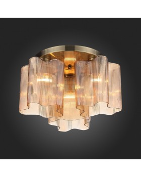 SL117.302.03 Люстра потолочная ST-Luce Бронзовый/Янтарный E27 3*60W ONDE-foto5