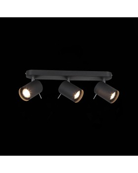 SL597.401.03 Спот ST-Luce Черный, Хром/Черный GU10 LED 3*3W FANALE-foto2