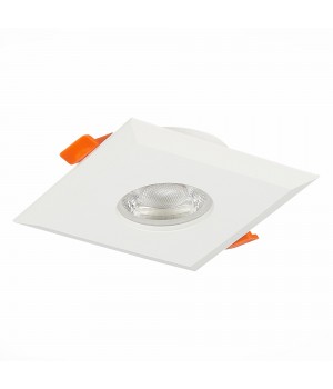 ST204.508.01 Св-к встр. Мат. белый GU10 1*50W L94xW94xH25 220V Без ламп QUOSIS-foto2