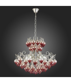 SL659.203.06 Люстра подвесная ST-Luce Шампань/Коньяк E14 6*40W FRUTTI-foto7