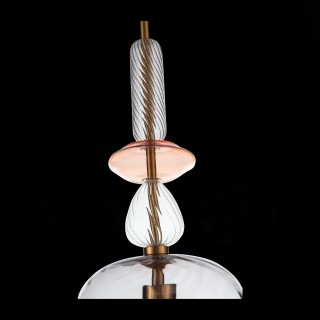 SL1147.403.01 Светильник подвесной ST-Luce Золотистый/Дымчатый E27 1*60W ILLUVIO-foto6