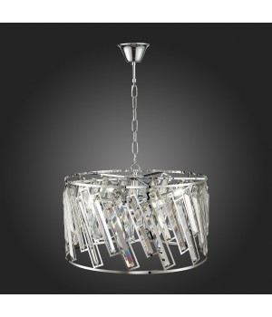 SL1103.113.08 Светильник подвесной ST-Luce Хром/Прозрачный,Хром E14 8*60W LETINA-foto3