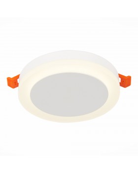 ST104.542.06 Светильник потолочный Белый LED 1*6W 4000K 468Lm Ra>80 120° IP20 D110xH20 170-240V CIAMELLA