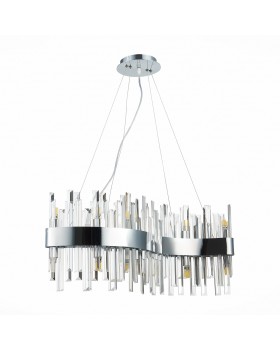SL1160.113.12 Светильник подвесной ST-Luce Хром/Хром, Прозрачный G9 12*5W BAFO-foto2