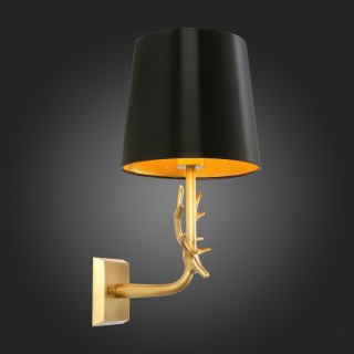 SL1123.201.01 Светильник настенный ST-Luce Латунь/Черный, Золотистый E14 1*40W VELOSSA-foto15