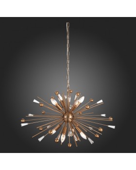 SLD011.303.08 Люстра подвесная ST-Luce Латунь, Прозрачный E14 8*40W RIVELLA-foto8