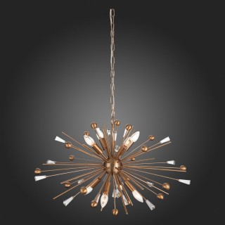 SLD011.303.08 Люстра подвесная ST-Luce Латунь, Прозрачный E14 8*40W RIVELLA-foto8