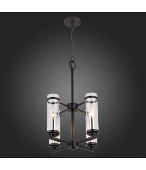 SL334.403.04 Люстра подвесная ST-Luce Черный, Никель/Прозрачный E14 4*60W BICHERO-foto3