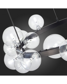 SL1165.402.15 Светильник подвесной ST-Luce Черный/Прозрачный G4 15*5W NECTON-foto12