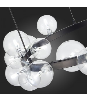 SL1165.402.15 Светильник подвесной ST-Luce Черный/Прозрачный G4 15*5W NECTON-foto12