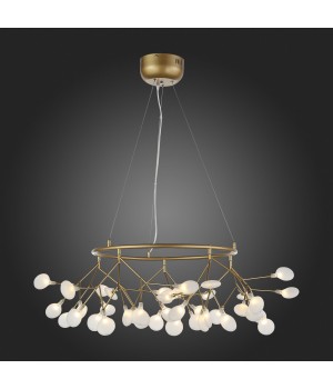 SL411.253.45 Люстра подвесная ST-Luce Золотистый/Белый G4 45*1,5W RICCARDO-foto5