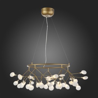 SL411.253.45 Люстра подвесная ST-Luce Золотистый/Белый G4 45*1,5W RICCARDO-foto5