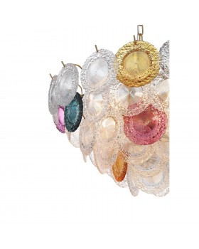 SL420.203.18 Люстра подвесная ST-Luce Золотистый/Разноцветный E14 18*40W CONELI-foto2