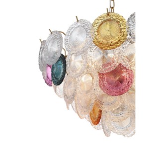 SL420.203.18 Люстра подвесная ST-Luce Золотистый/Разноцветный E14 18*40W CONELI-foto2