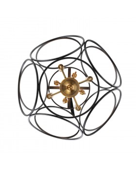 SL1012.423.08 Светильник подвесной ST-Luce Золотистый/Черный E14 8*40W CEZINO-foto13