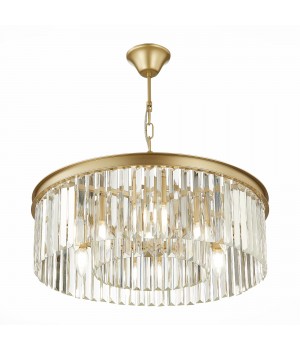 SL1624.203.08 Люстра подвесная ST-Luce шампань/прозрачный E14 8*40W Ercolano-foto3