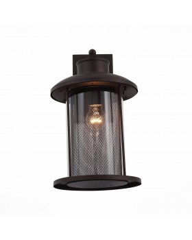 SL080.401.01 Светильник уличный настенный ST-Luce Темный кофе/Прозрачный, Темный кофе E27 1*60W LASTERO-foto3