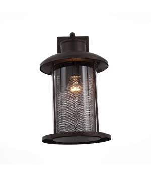 SL080.401.01 Светильник уличный настенный ST-Luce Темный кофе/Прозрачный, Темный кофе E27 1*60W LASTERO-foto3