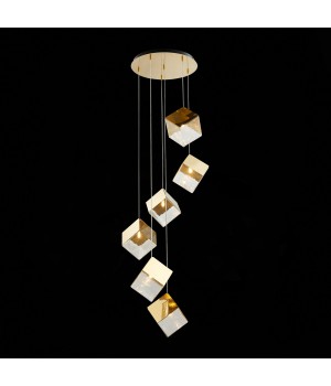 SL1182.203.06 Светильник подвесной ST-Luce Золотистый/Прозрачный, Золотистый G9 6*5W RIELLO-foto4