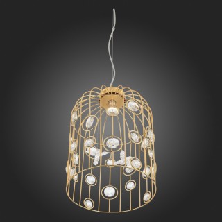 SL189.203.01 Подвес ST-Luce Золотистый/Золотистый, Прозрачный GU10 1*50W GABRIO-foto8