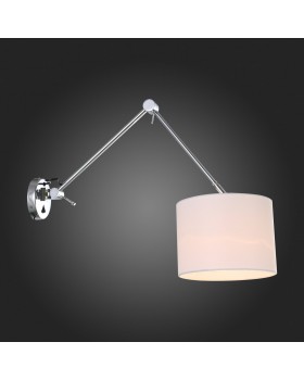 SL460.101.01 Бра ST-Luce Хром/Белый E27 1*60W (из 2-х коробок) MARCIA-foto7