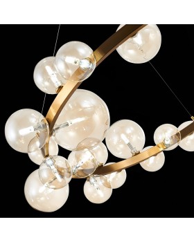 SL1165.303.24 Светильник подвесной ST-Luce Бронза/Коньячный G4 24*5W NECTON-foto6