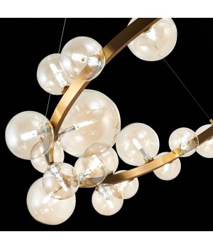 SL1165.303.24 Светильник подвесной ST-Luce Бронза/Коньячный G4 24*5W NECTON-foto6