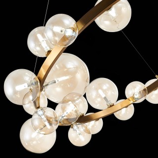 SL1165.303.24 Светильник подвесной ST-Luce Бронза/Коньячный G4 24*5W NECTON-foto6