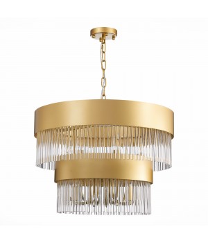 SL1225.203.09 Люстра подвесная ST-Luce Золотистый/Золотистый, Прозрачный E14 9*40W CONTATTO-foto2