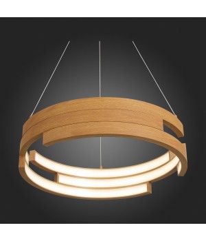 SL963.703.01 Люстра подвесная ST-Luce Светлое дерево/Светлое дерево, Белый LED 1*45W 4000K GENUINE-foto5