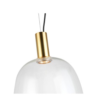 SL1582.313.01 Светильник подвесной ST-Luce Бронзовый/Прозрачный LED 1*7W 2700K ALLENORE-foto3