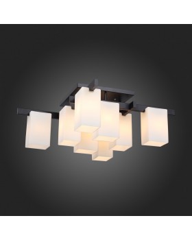 SL541.402.08 Люстра потолочная ST-Luce Черный/Белый E27 8*40W (из 2-х коробок) CASET-foto3