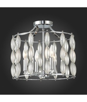 SL1140.102.06 Светильник потолочный ST-Luce Хром, Прозрачный/Прозрачный,Хром E14 6*40W SOGARTE-foto4
