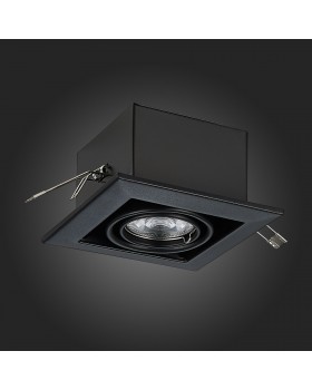 ST250.448.01 Св-к встр. Черный GU10 1*50W L126xW126xH70 220V Без ламп HEMI-foto8