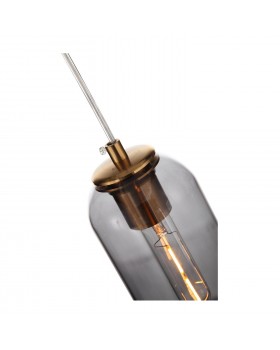 SL1145.343.01 Светильник подвесной ST-Luce Латунь/Дымчатый E27 1*60W CALLANA-foto2