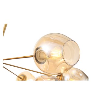 SL1500.203.12 Светильник подвесной ST-Luce Золотистый/Янтарный E14 12*40W FOVIA-foto13