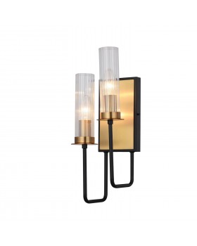 SL336.301.02 Бра ST-Luce Коричневый, Бронза/Прозрачный E14 2*60W DELAVERA-foto13