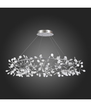 SL379.103.216 Люстра подвесная ST-Luce Серебристый/Белый LED 216*0,5W 3500K RAFINA-foto4